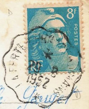 Courrier-Convoyeur La Ferté-Bernard au Mans 1952 (from Tuffé